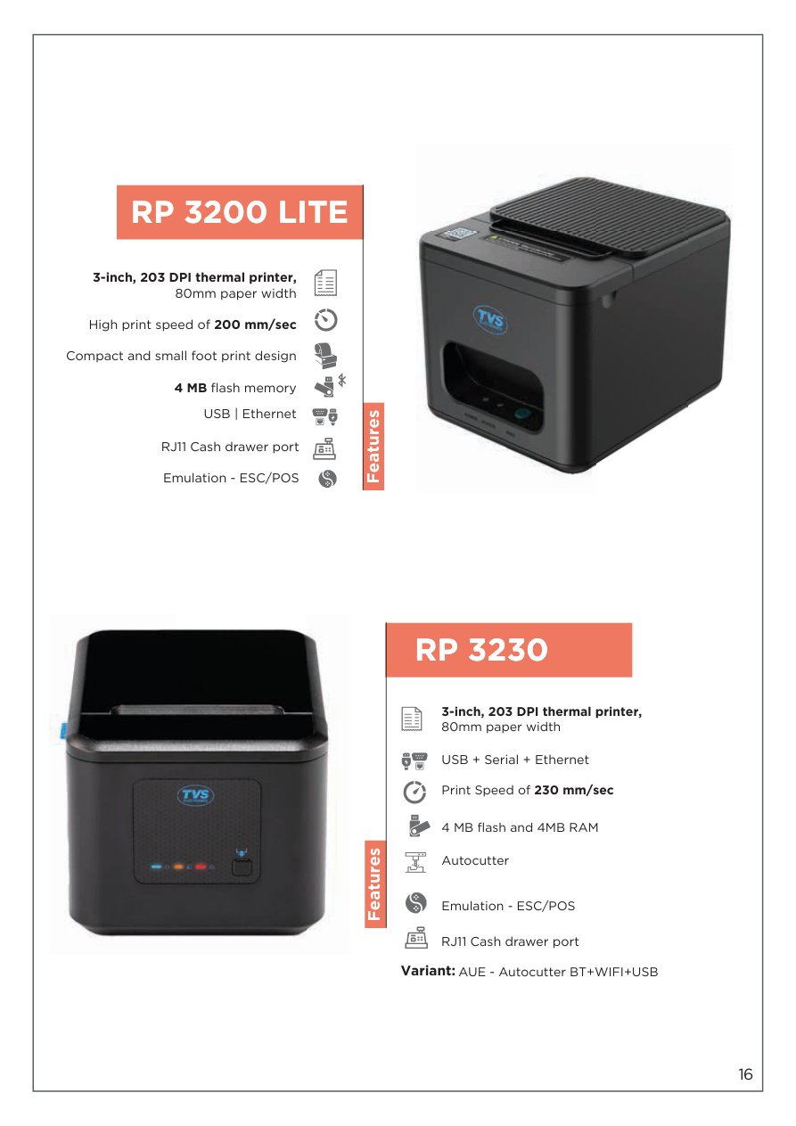 TVSE Ribbon Cartridge POS Consumable